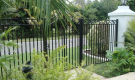 Black Aluminum Fence & Gate Verdant Yard